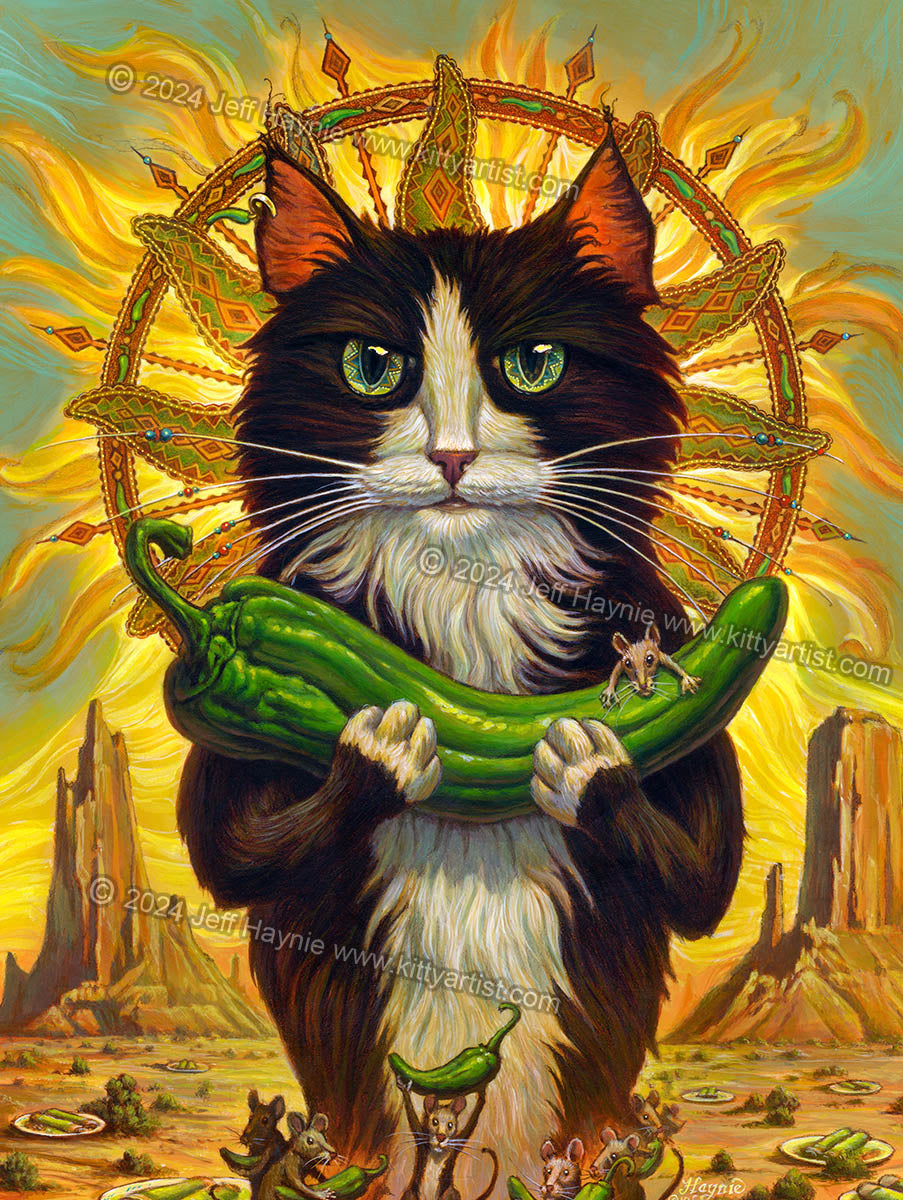 Art Print, Saint of Green Chile