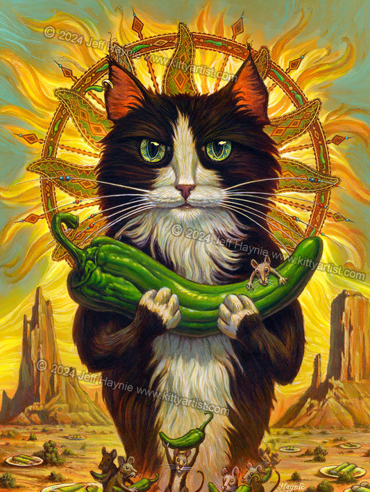 Art Print, Saint of Green Chile