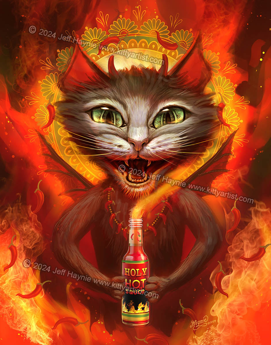 Art Print, Saint of Hot Sauce