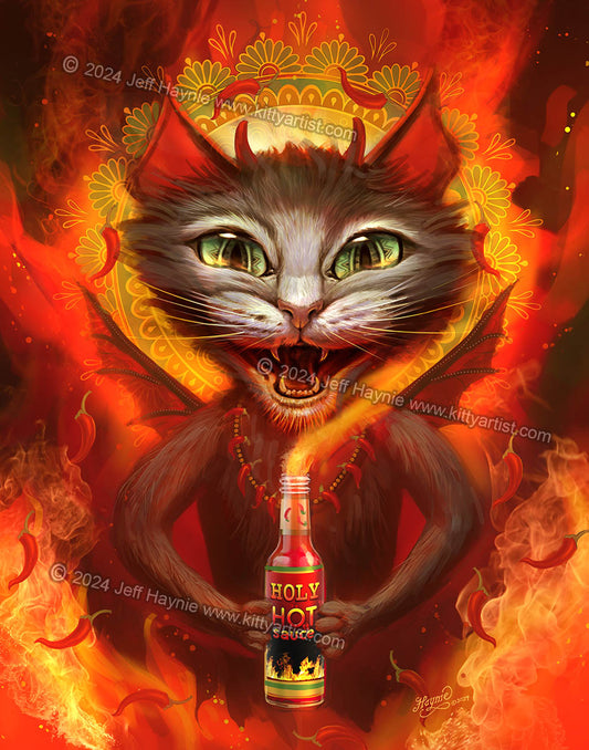 Art Print, Saint of Hot Sauce