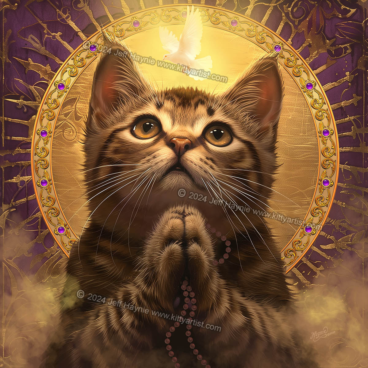 Art Print, Saint of Prayers