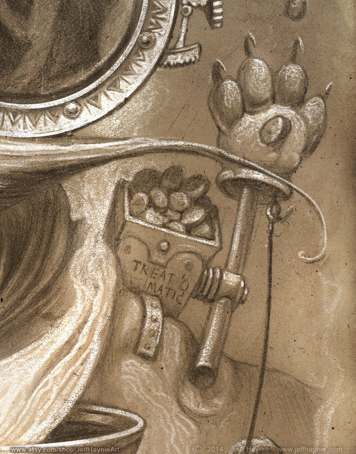 Art Print 16x20, Steampunk Daddy