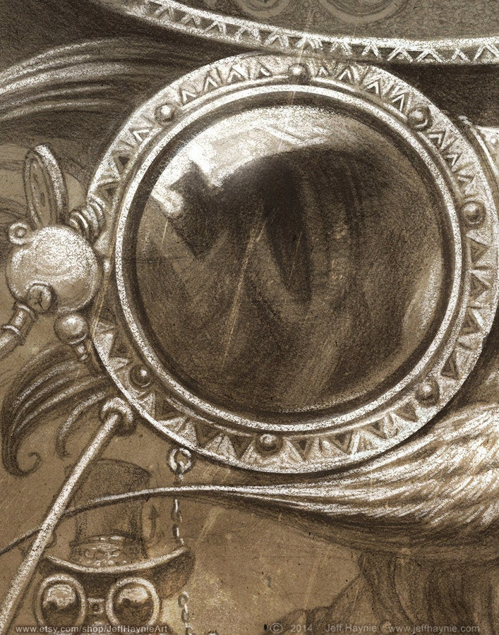 Art Print 16x20, Steampunk Daddy