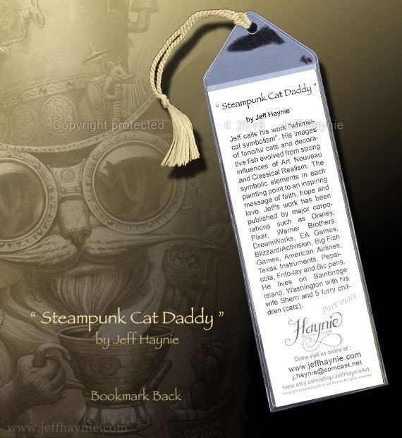 Bookmark, Steampunk Catdaddy