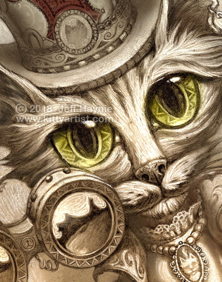 Art Print 8x10, Lady Steam