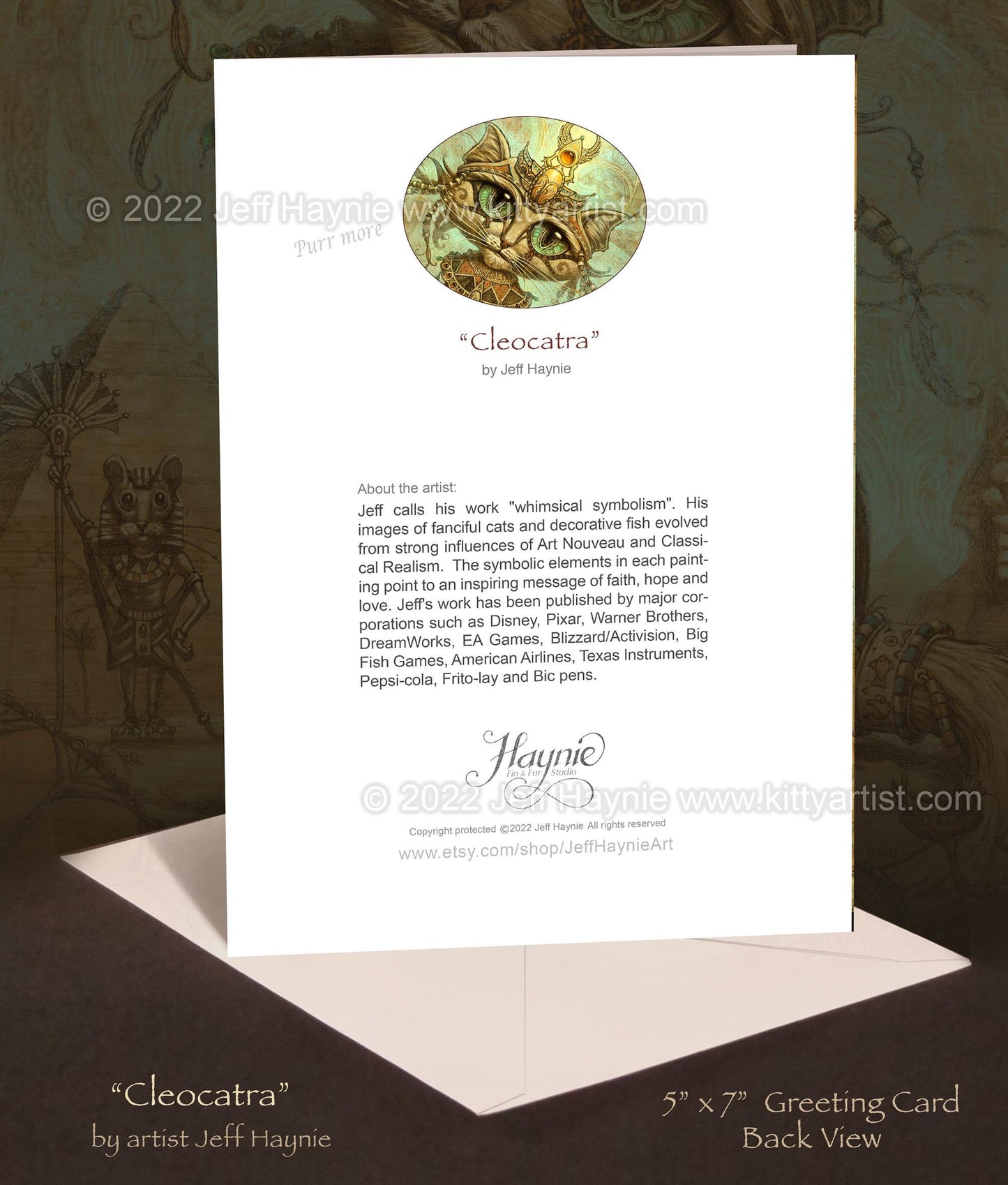 Greeting Card, Cleocatra