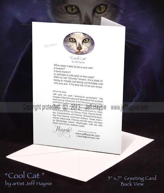 Greeting Card, Cool Cat