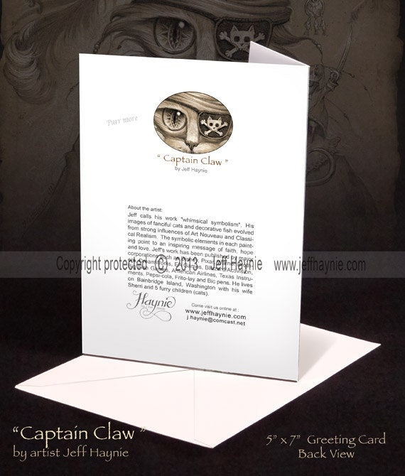 Greeting Card, Captain Claw