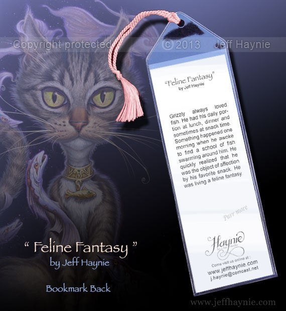 Bookmark, Feline Fantasy