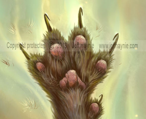 Art Print, Psycho Cat