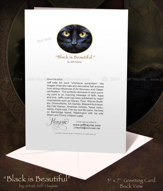 Greeting Card, Black is Beautiful, Halloween