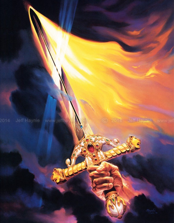 Art Print, Sword of the Spirit, Christian Print