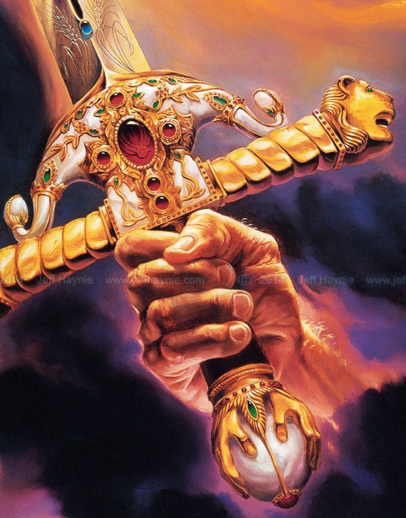 Art Print, Sword of the Spirit, Christian Print