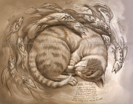 Art Print 8x10, Enter the Rest