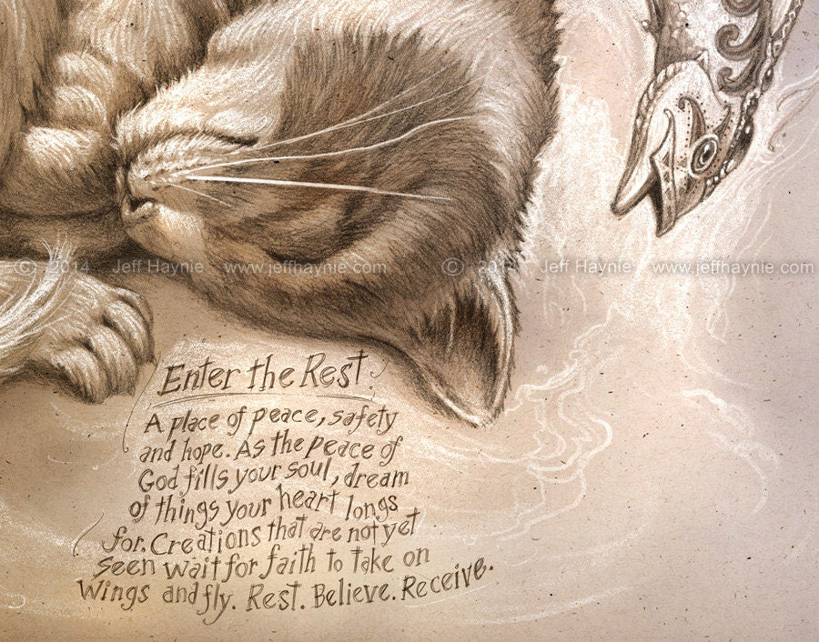 Art Print 8x10, Enter the Rest