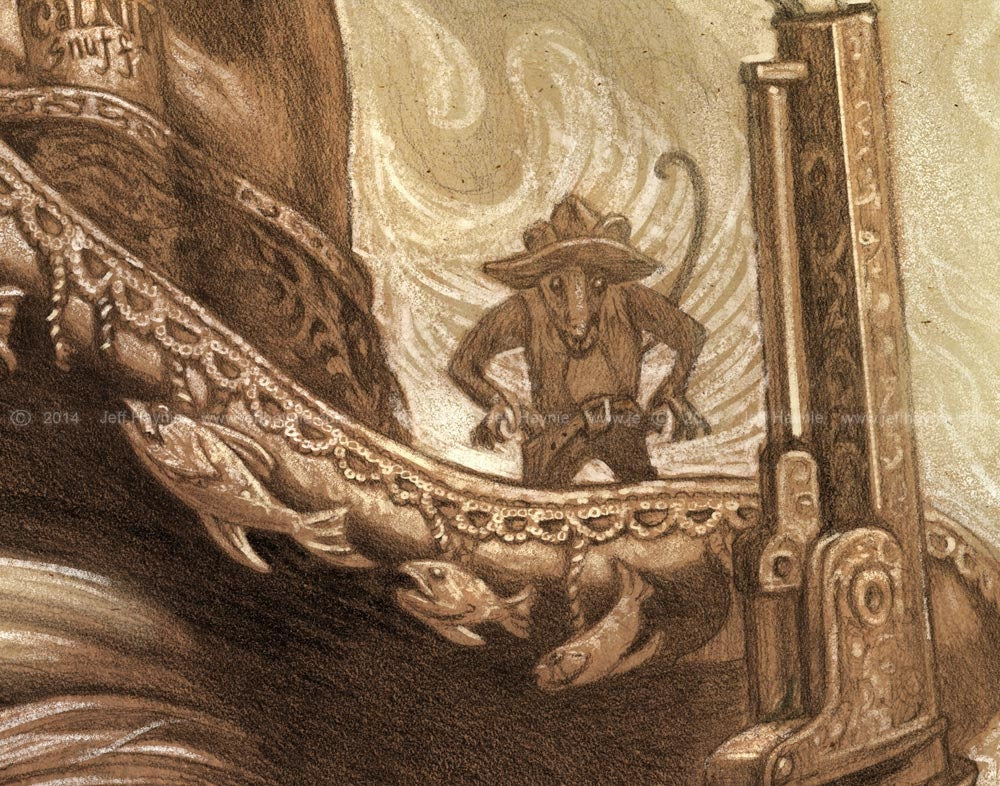 Art Print 8x10, El Gato Loco