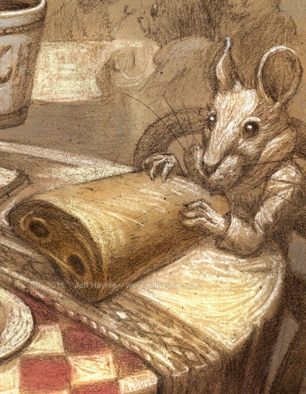 Art Print, Writing my memoirs, Paris Cat