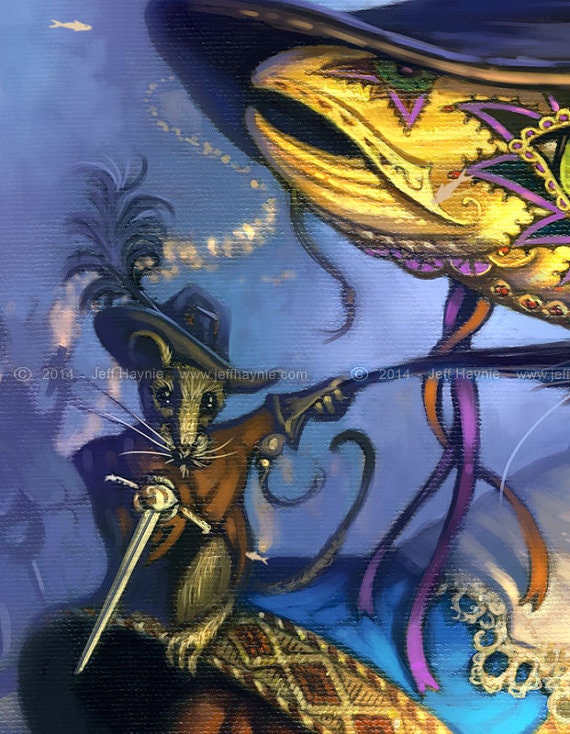 Greeting Card, Cavalier Cat