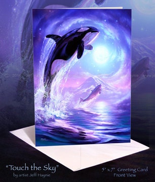 Greeting Card, Touch the Sky