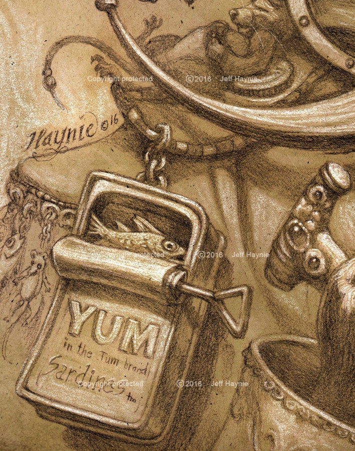 Art Print, Steampunk Cat Daddy 2