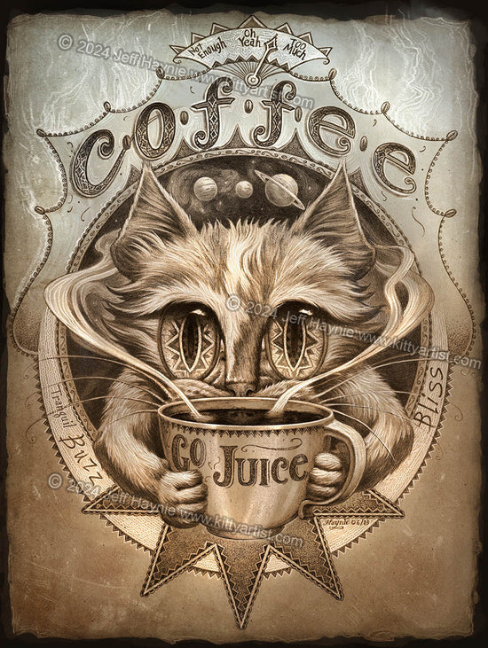 Art Print, Coffee Buzz