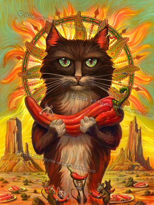 Art Print, Saint of Red Chile