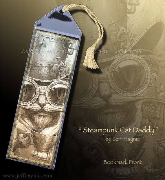 Bookmark, Steampunk Catdaddy