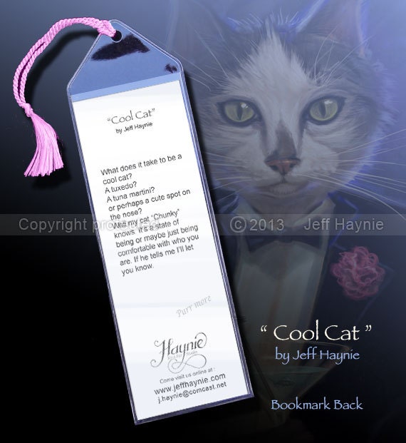 Bookmark, Cool Cat