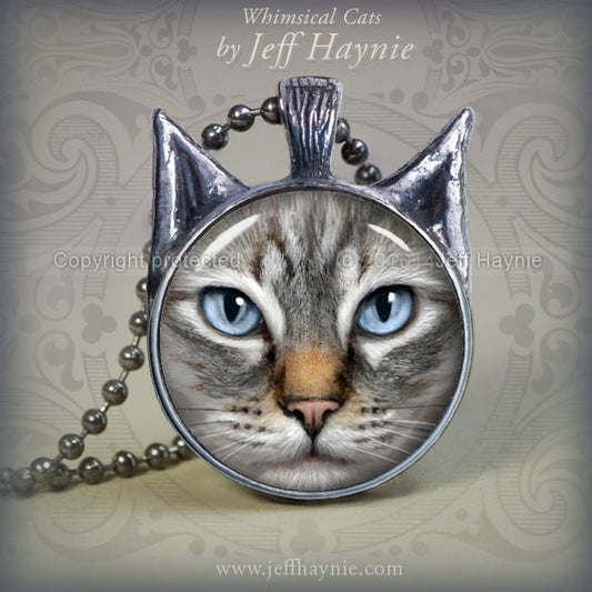 Pendant, TBKG2 Grey Lynx Point Siamese Cat pendant