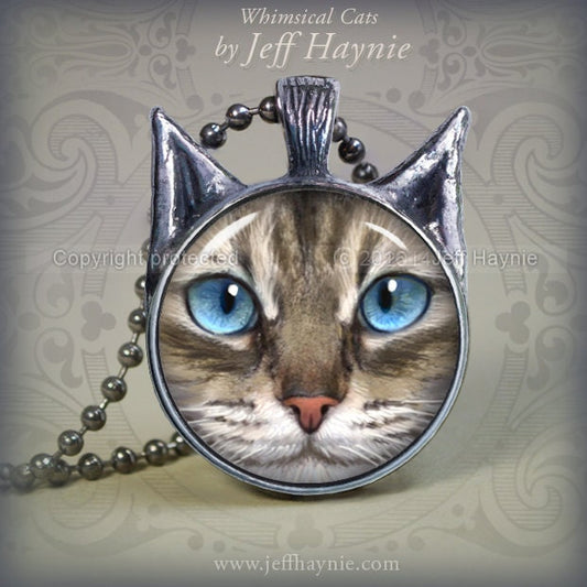 Pendant, TBKG12 LYNXPOINT SIAMESE Cat pendant