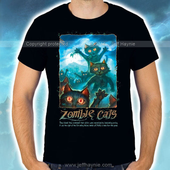T-Shirt, Zombie Cats