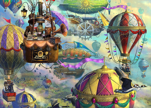 Great Cat Balloon Race, Steampunk