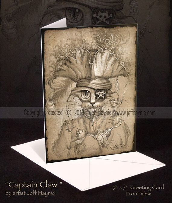 Greeting Card, Captain Claw