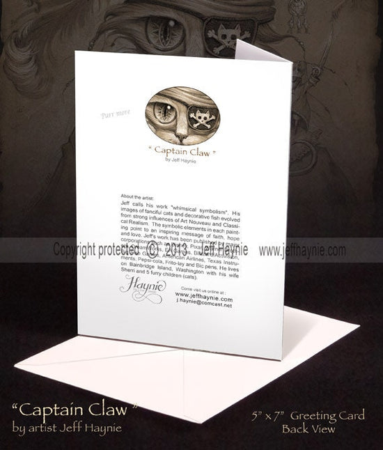 Greeting Card, Captain Claw