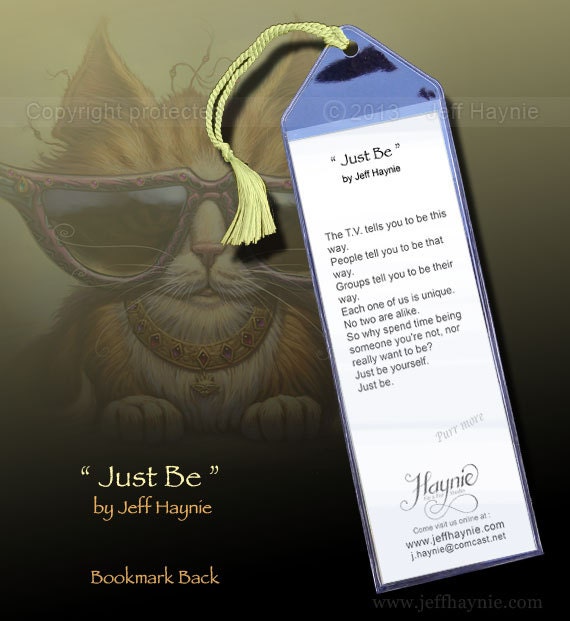 Bookmark, Just Be