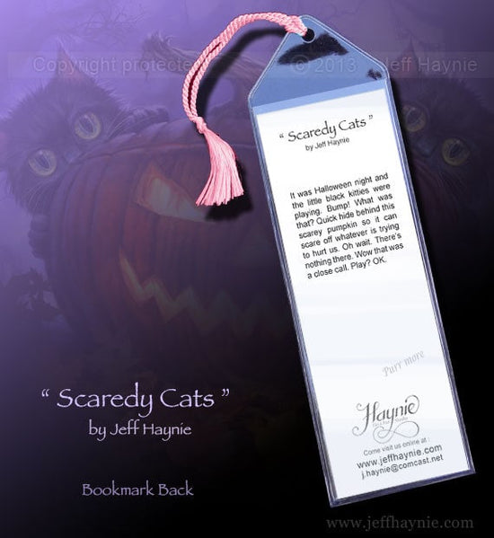 Bookmark, Scaredy Cats, Halloween