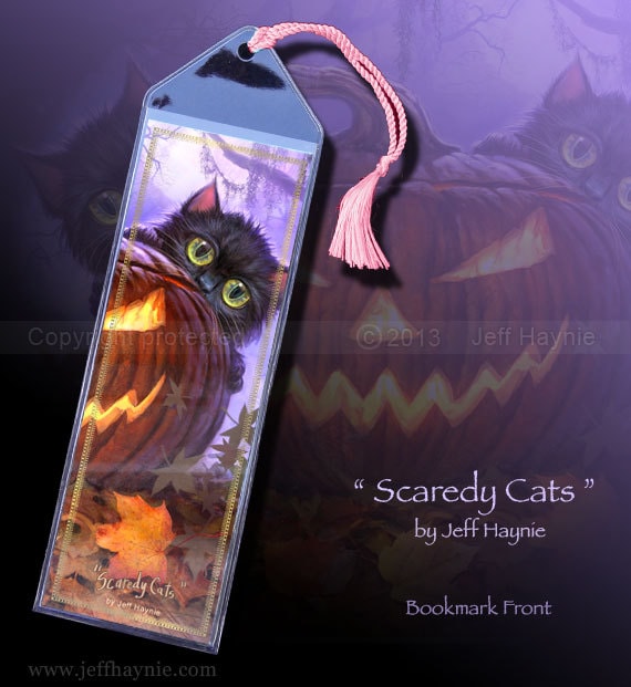 Bookmark, Scaredy Cats, Halloween