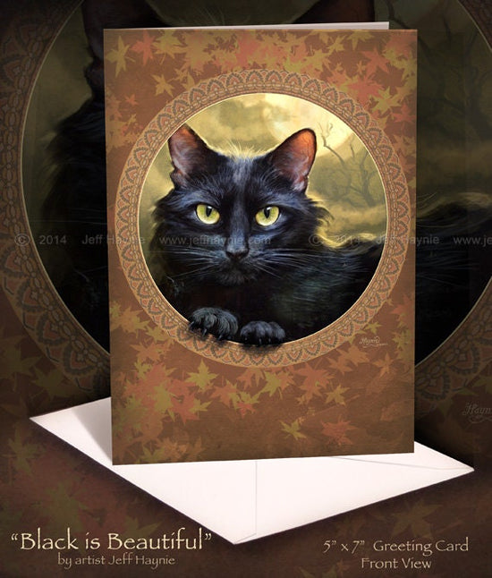 Greeting Card, Black is Beautiful, Halloween