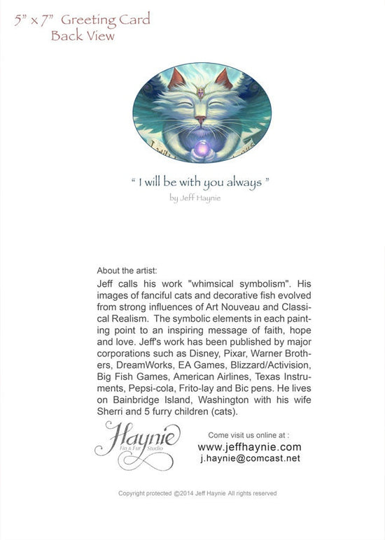 Greeting Card, I will be with you always