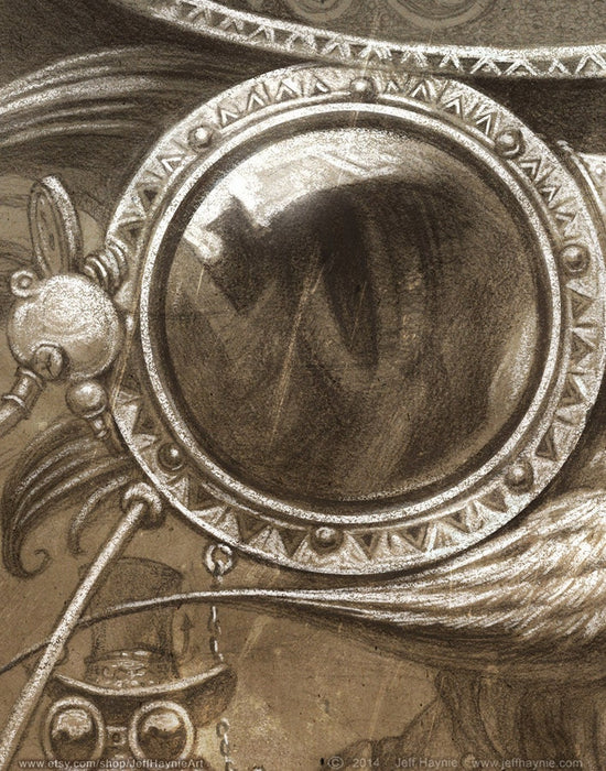 Art Print, Steampunk Daddy