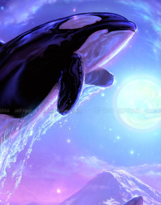 Art Print, Touch the Sky, Orca