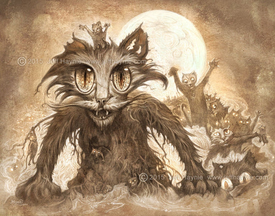 Greeting Card, Zombie Cats